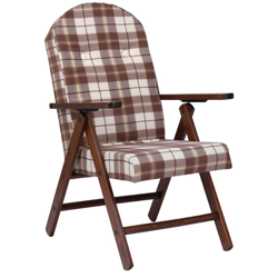 Poltrona sdraio reclinabile in tessuto a 4 posizioni AMALFI MARRONE precio