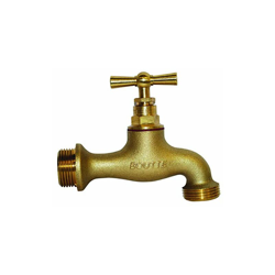 2103308 R12B - Rubinetto da giardino in ottone, presa rubinetto 15 x 21 - Boutt en oferta