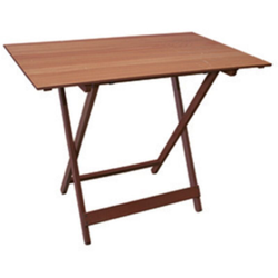 Tavolo pieghevole richiudibile in legno finitura in noce 60X87 en oferta