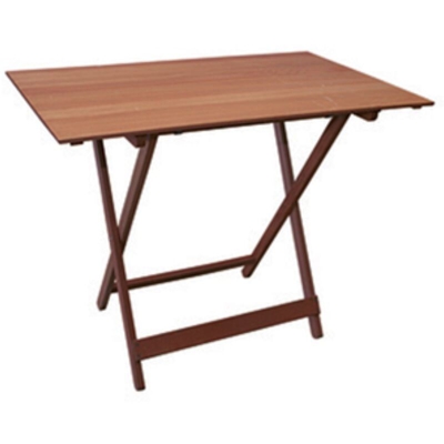 Tavolo pieghevole richiudibile in legno finitura in noce 60X87