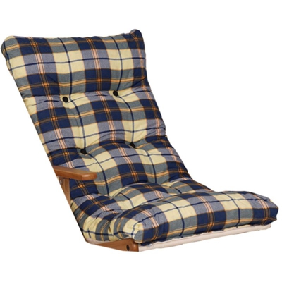 Cuscini di ricambio per poltrona HARMONY RELAX stile scozzese BLU