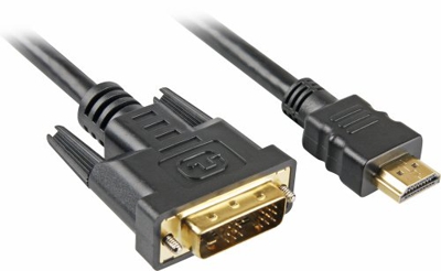 4044951009060 cavo e adattatore video 3 m HDMI DVI-D Nero