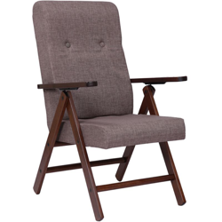 Poltrona sdraio reclinabile in tessuto a 4 posizioni MOLISANA GRIGIO M en oferta