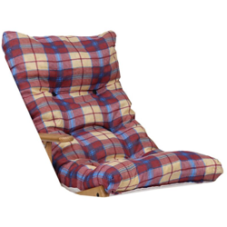 Cuscini di ricambio per poltrona HARMONY RELAX stile scozzese bordeaux precio