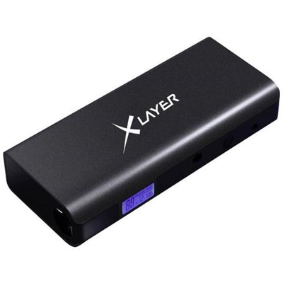Xlayer 214053 Power Bank Avviatore per''''Auto'''' Auto Frecce'''', 1600 mAh NERO''
