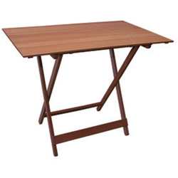Tavolo pieghevole richiudibile in legno finitura in noce 60X77 precio