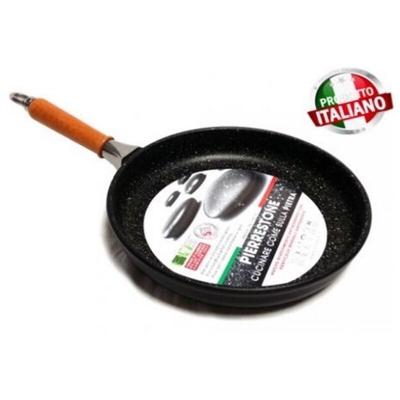 Padella bassa cm.34 con manico removibile - Pierrestone