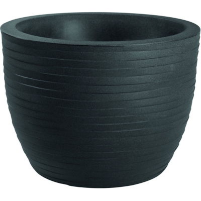 Vaso Tondo HERA ELEGANCE Ø50 X H38 - GRIGIO ANTRACITE - NICOLI