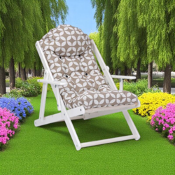 Poltrona RELAX reclinabile in 3 posizioni con telaio Bianco cuscino AVANA precio