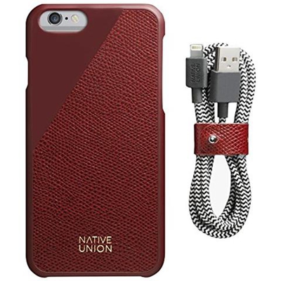 Clicleather Iphone 6 / 6s & Belt Cavo Bundle Bordeaux