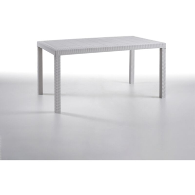 Tavolo rettangolo HUSTON 150 x 90 x 72 h BIANCO
