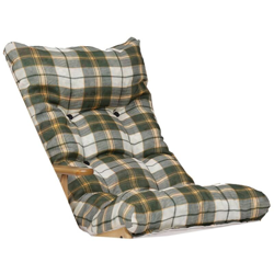 Cuscini di ricambio per poltrona HARMONY RELAX stile scozzese verde en oferta