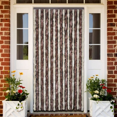 YOUTHUP Zanzariera Beige e Marrone Chiaro 90x220cm Ciniglia - Marrone