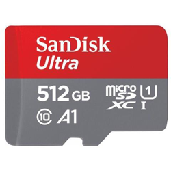 Ultra Scheda di Memoria MicroSDXC da 512 GB e Adattatore, con A1 App Performance, Velocità fino a 100 MB / sec, Classe 10, U1 características