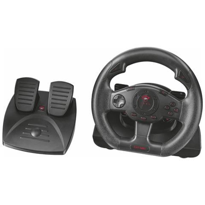 GXT 580 Volante da Corsa con Feedback a Vibrazione per PC e PS3