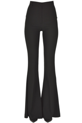 Flared leg crepè trousers precio