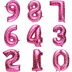40 pollici di un gran numero di palloncini di alluminio rosa palloncini di elio d'aria compleanno festa di nozze eventi decorazione eventi forniture en oferta