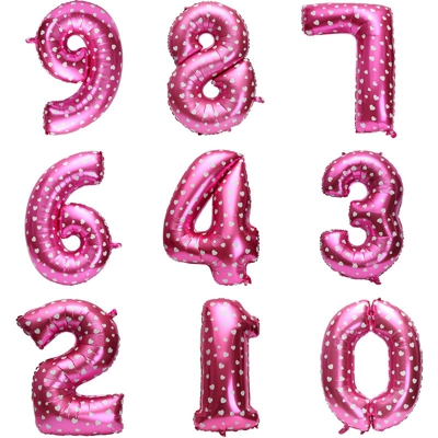 40 pollici di un gran numero di palloncini di alluminio rosa palloncini di elio d'aria compleanno festa di nozze eventi decorazione eventi forniture