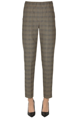 Prince of Wales print trousers