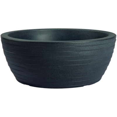 Ciotola da Tavolo THETIS ELEGANCE Ø40 H16 - GRIGIO ANTRACITE - NICOLI