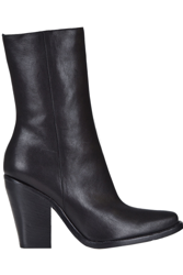 Leather texan ankle boots precio