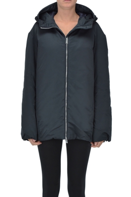 Hooded down jacket