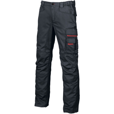 Pantalone da Lavoro Interno in Flanella modello Grin colore Blu Tessuto 245 Grammi Taglia 46