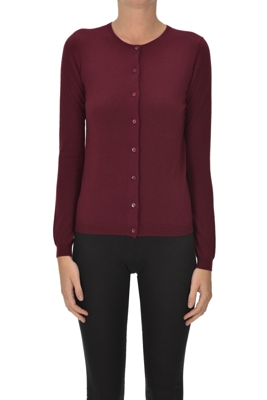 Cashmere and silk cardigan