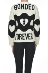 Intarsia wool pullover en oferta