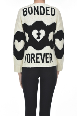 Intarsia wool pullover