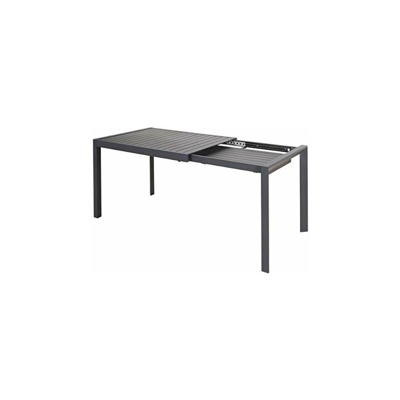 Chicreat Tavolo allungabile in alluminio, da esterni, 180 x 90 x 71,5 cm