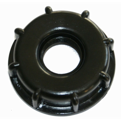 Dado di collegamento in pvc S60x6 3/4 (20/27) filettato per IBC da 1000 litri cubo