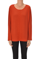 Silk and cotton pullover precio