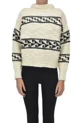 Intarsia pullover en oferta