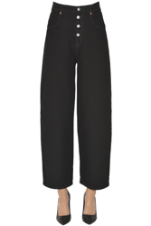 Wide leg jeans características