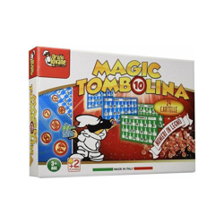 Tombola Magic Tombolina Con 24 Cartelle Cartellone E Numeri In Legno en oferta
