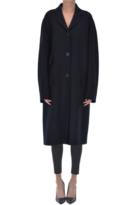 Oversized wool coat