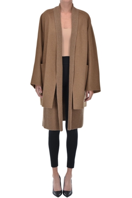 Knitted vest coat