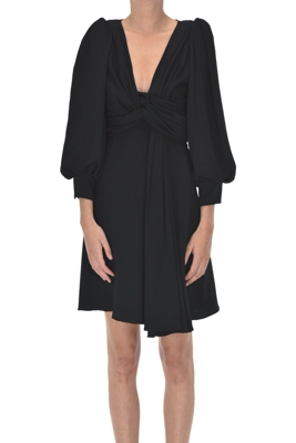 Draped crepè dress