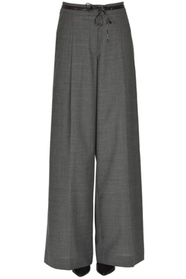 Wide leg trousers