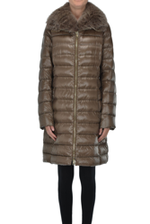 Fur collar down jacket en oferta