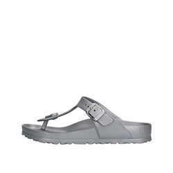 Birkenstock Schuhe Gizeh Eva Normal Metallic Silver (1003496) 39 Silber en oferta