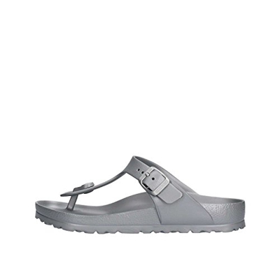 Birkenstock Schuhe Gizeh Eva Normal Metallic Silver (1003496) 39 Silber