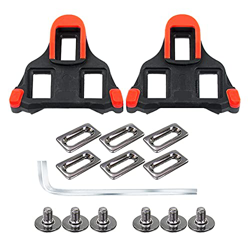 SPD SL Tacchetti per bicicletta , compatibile con Shimano SPD-SL Bicycle Cleat, 6 gradi Float- per Road Bike & Indoor Cycling & Mountain MTB & Peloton precio