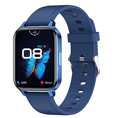Smartwatch 1.7'' Full Screen Orologio Orologio Fitness Tracker Uomo Donna, Bluetooth Smart Watch Cardiofrequenzimetro da Polso Schermo Orologio Fitnes