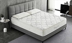 Vesgantti Materasso Una Piazza E Mezza, Materasso 140x200x26cm a Molle Insacchettate Individuali e Memory Foam, Materasso Ibrido, Supporto Ergonomico  precio