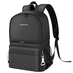 27 l, borsa termica 2 in 1, grande borsa termica, a prova di perdite, con scomparto refrigerante, perfetto per picnic, spiaggia, escursioni, lavoro e  precio