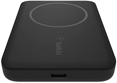 Belkin Batteria esterna wireless magnetica 2.5K (caricabatteria portatile con MagSafe per iPhone, mini power bank compatta da 2500 mAh per una ricaric