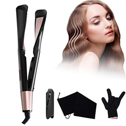 Xnuoyo Piastra per Capelli e Arricciacapelli, 2 in 1 Professionnel Lisciante Arricciacapelli, La Temperatura è Regolabile da 150℃ a 230℃, Adatta a Tut en oferta
