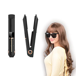 EUNEWR piastra per capelli senza fili portatile,piastra per capelli 2 in 1 a ioni,piastra per capelli con ricarica usb,mini piastra per capelli portat en oferta